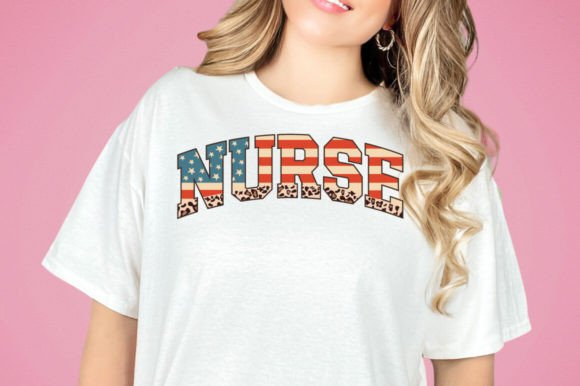4th of July American Nurse Graphics for Crafts