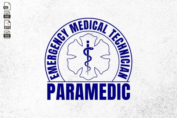 Emergency Medical Technician Svg for Crafts & Graphics