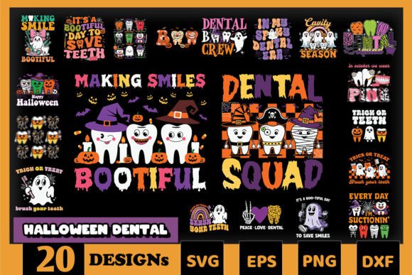 Halloween Dental SVG Bundle: Graphics for Crafts