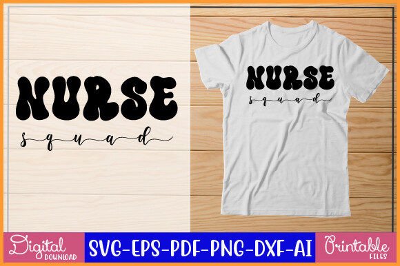 Nurse Squad SVG: Graphics for Crafts & Branding