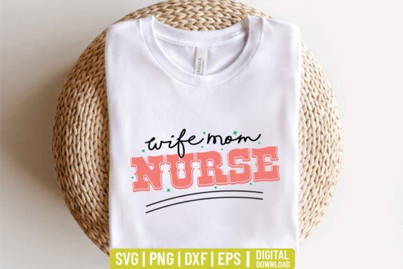 Retro Nurse Graphics for Crafts & Branding