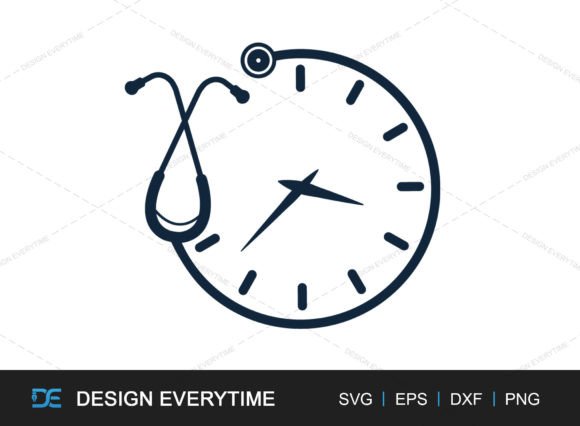 Stethoscope Clock SVG: A Medical Life Design Review