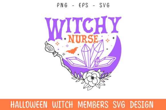 Witchy Nurse SVG: Spooky Graphics for Crafts